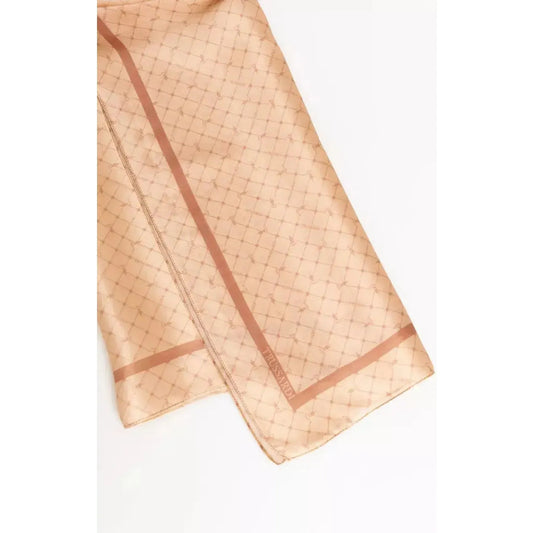 Trussardi Retro Chic All-Over Print Silk Scarf Scarf p-pink-scarf