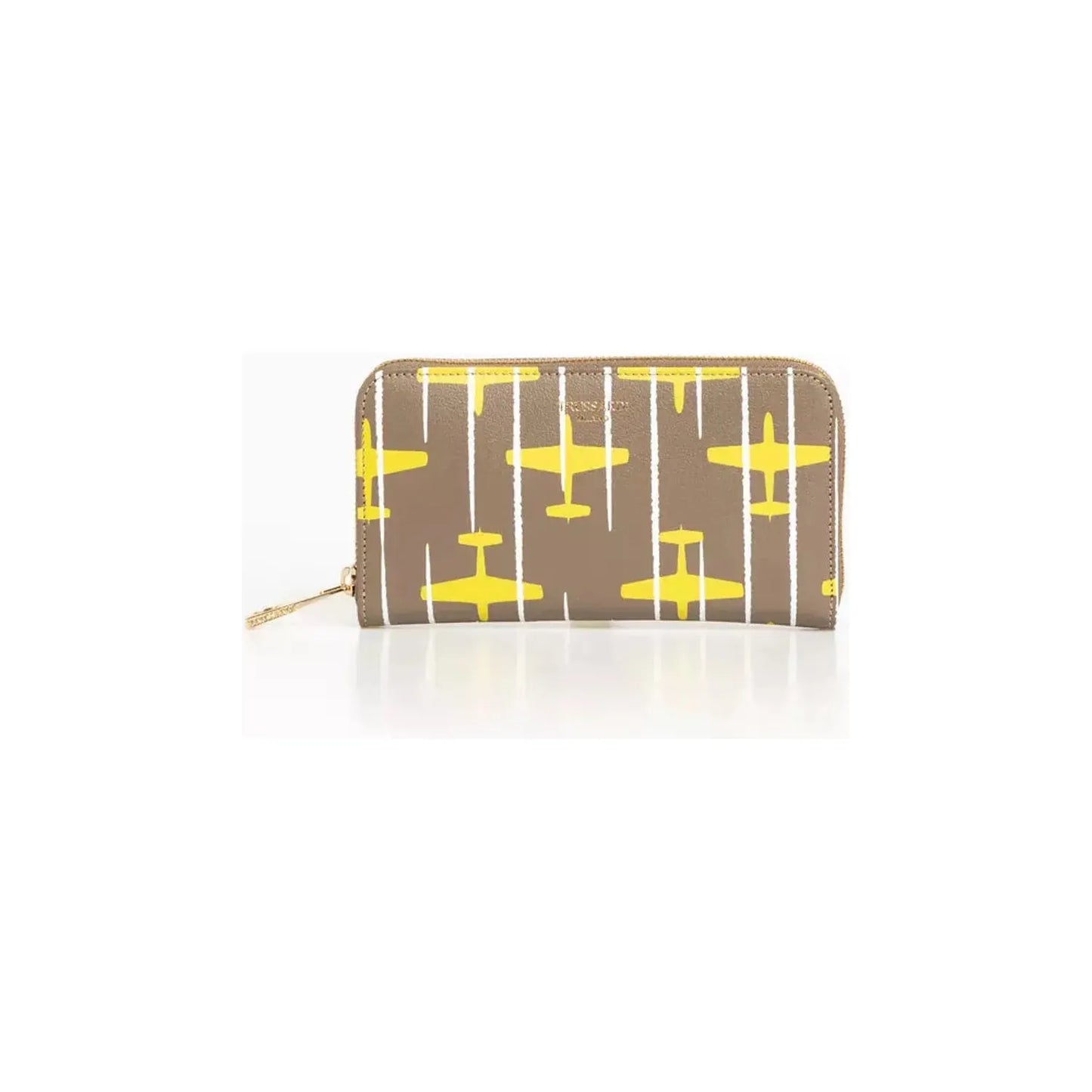 Trussardi Elegant Striped Leather Zip Wallet y-yellow-leather-wallet Wallet stock_product_image_21531_2066337713-28-5b10c435-f27.webp