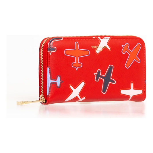 Trussardi Chic Airplane Print Red Leather Wallet red-leather-wallet stock_product_image_21559_305174077-12-scaled-ca62e734-0a7.jpg
