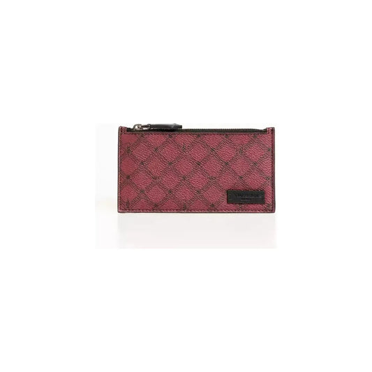 Trussardi Elegant Geometric Leather Card Holder r-wallet Wallet