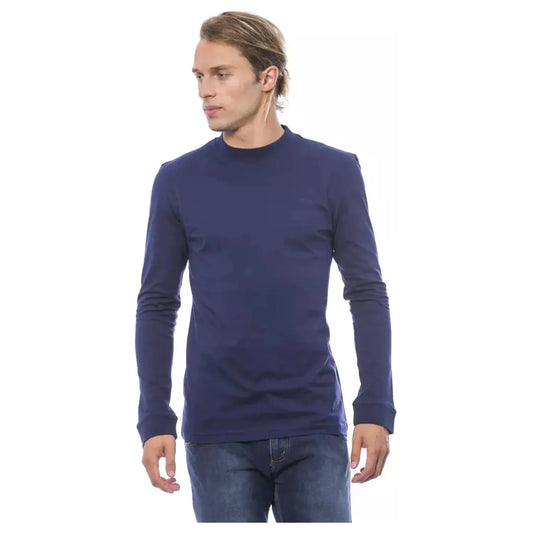 Verri Elegant Crew Neck Cotton Sweater vblu-sweater