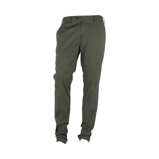 Made in Italy Elegant Green Summer Trousers for Men green-jeans-pant stock_product_image_3211_354710600-2843cc5e-112.webp