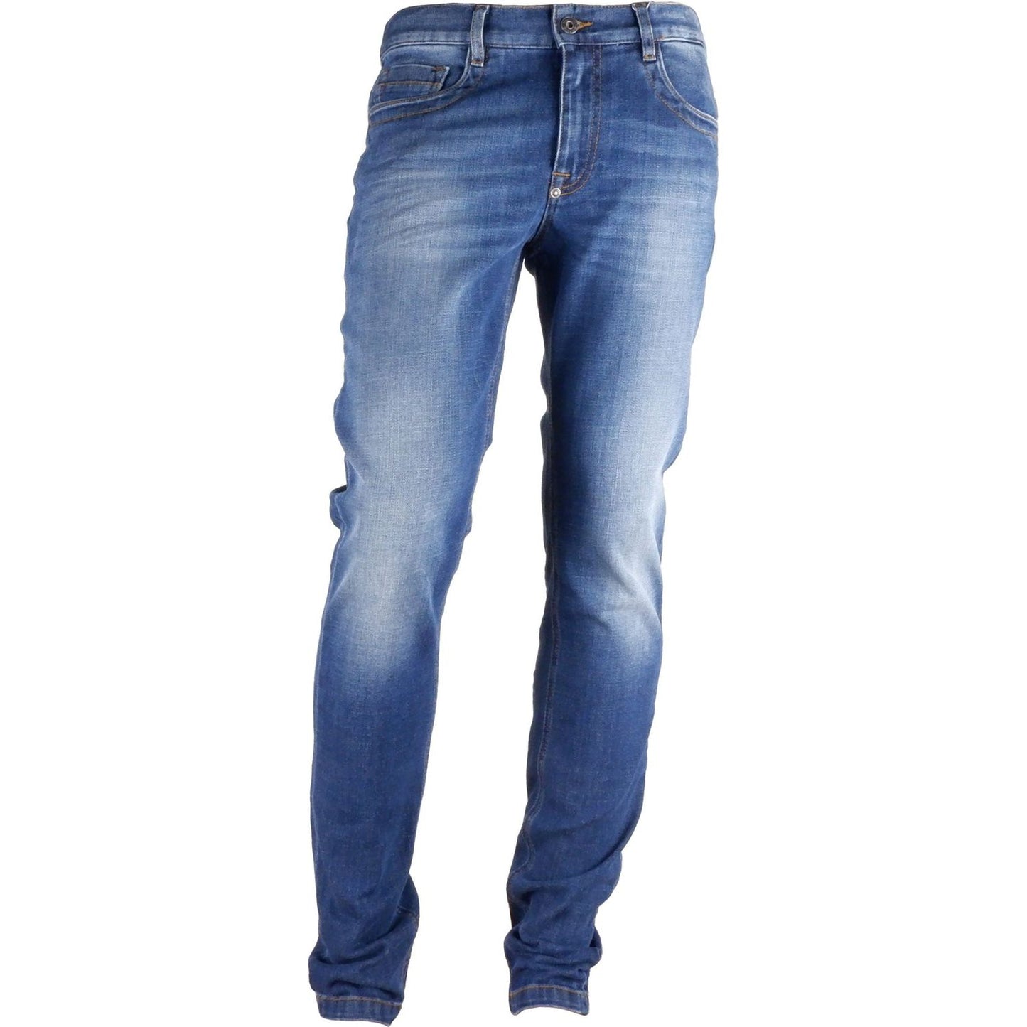 Bikkembergs Sleek Dark Blue Regular Fit Jeans s-b-bikkembergs-jeans-pant