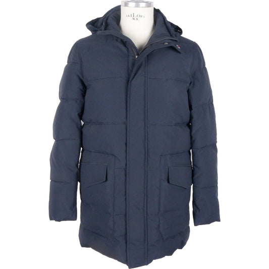 Emilio Romanelli Sleek Blue Men's Jacket with Removable Hood blue-polyester-jacket-7 stock_product_image_5079_156581911-scaled-6605faf4-8ee_6922dfc3-6555-4bc4-8481-1d38b0934f1f.jpg