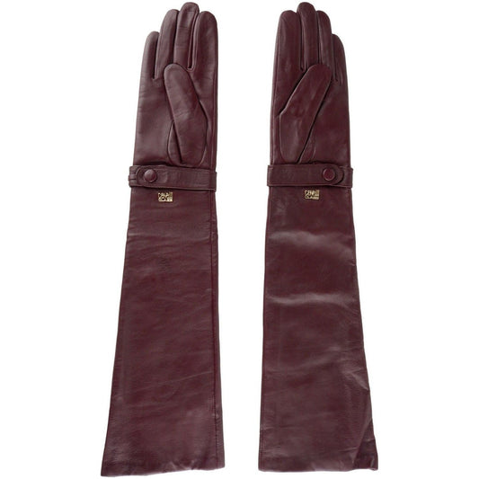 Cavalli Class Chic Red Lambskin Leather Gloves cqz-cavalli-class-glove-10