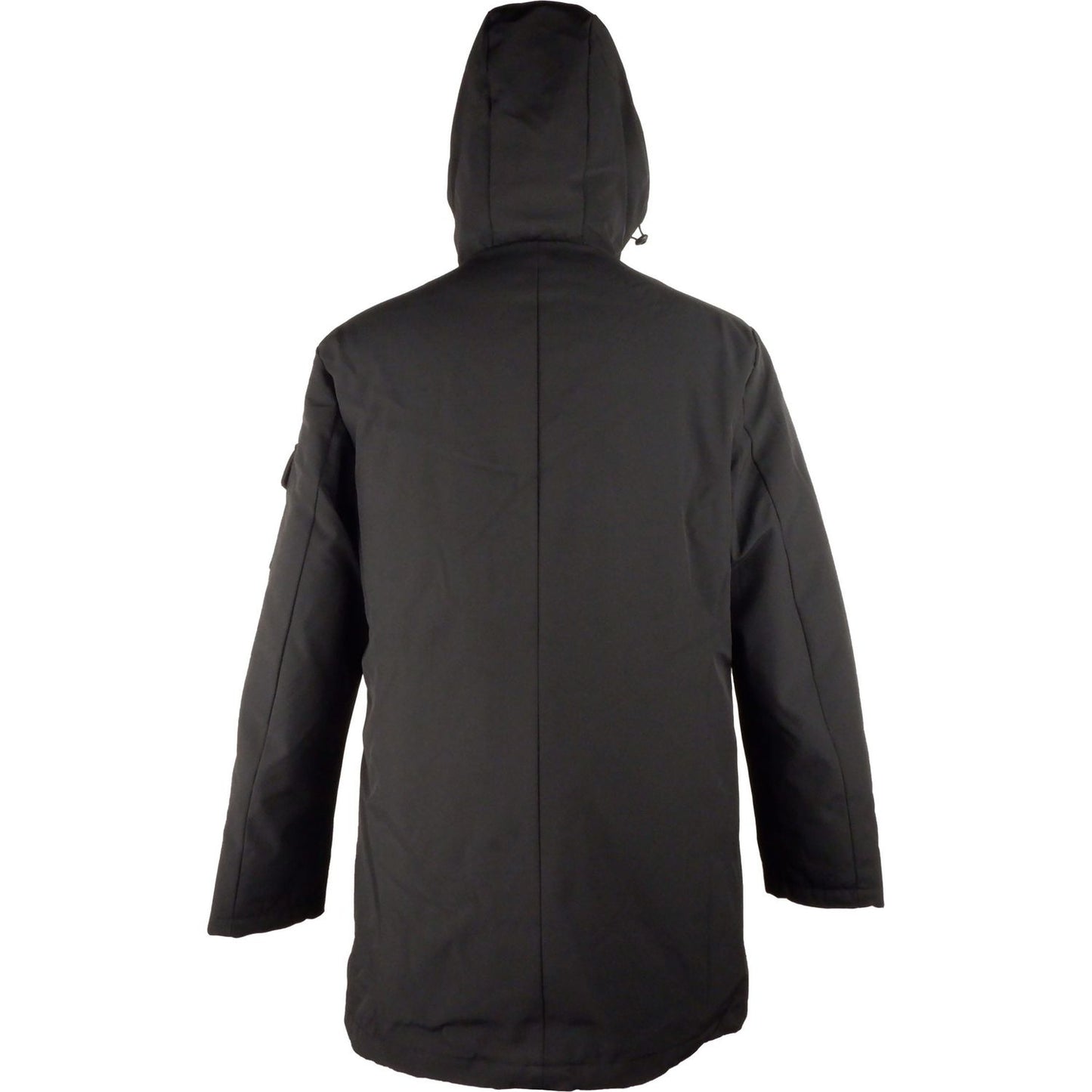 Refrigiwear Sleek Hooded Long Jacket with Zip and Button Closure black-polyester-jacket-8 stock_product_image_5263_475364411-38-scaled-1fe398e2-d41.jpg