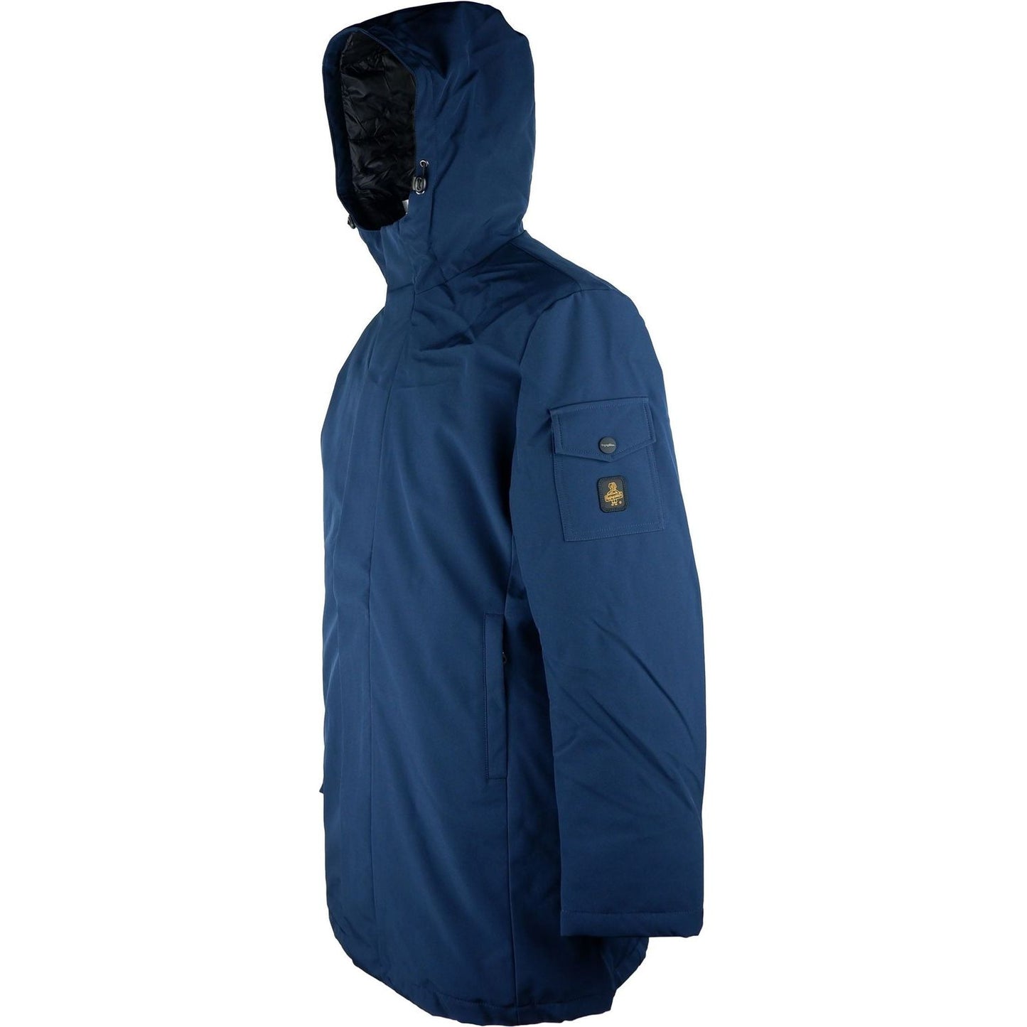 Refrigiwear Elegant Men's Long Jacket with Hood MAN COATS & JACKETS blue-polyester-jacket-3 stock_product_image_5264_1754542883-scaled-42e4b86c-654.jpg