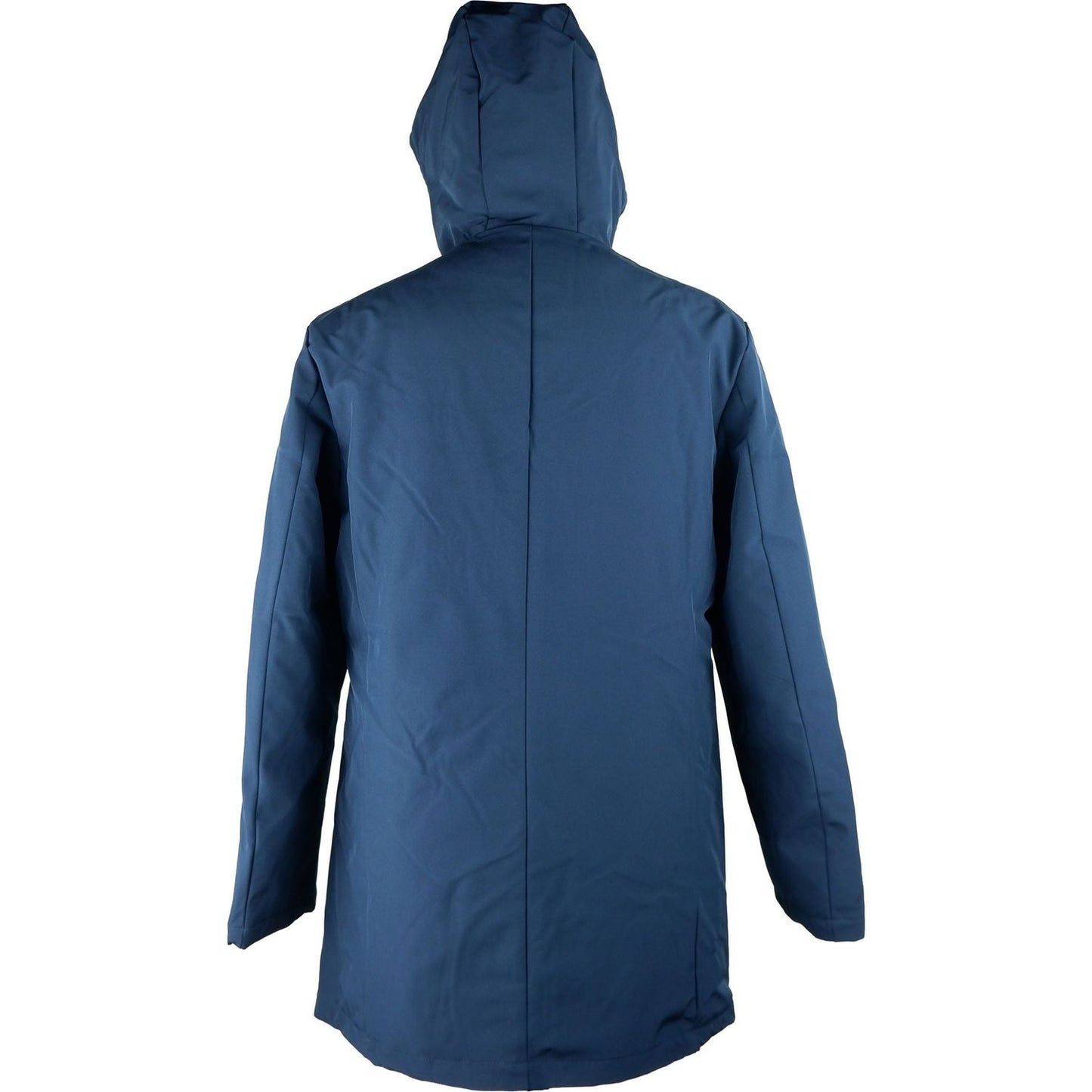 Refrigiwear Elegant Men's Long Jacket with Hood MAN COATS & JACKETS blue-polyester-jacket-3 stock_product_image_5264_2833010-scaled-fdc585d5-1c3.jpg