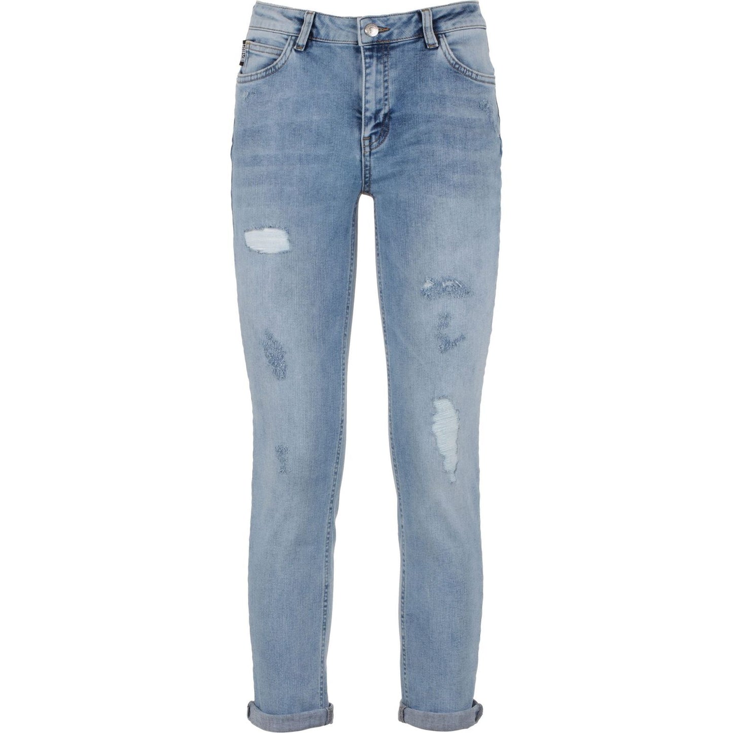 Imperfect Chic Imperfect Blue Cotton Blend Denim blue-cotton-jeans-pant-109