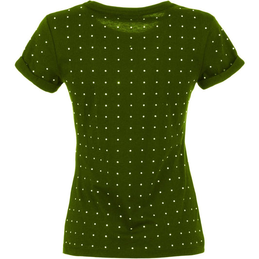 Imperfect Army Green Strass Embellished Cotton Tee WOMAN T-SHIRTS tg-army-imperfect-tops-t-shirt stock_product_image_5754_208255882-scaled-f7914181-163.jpg