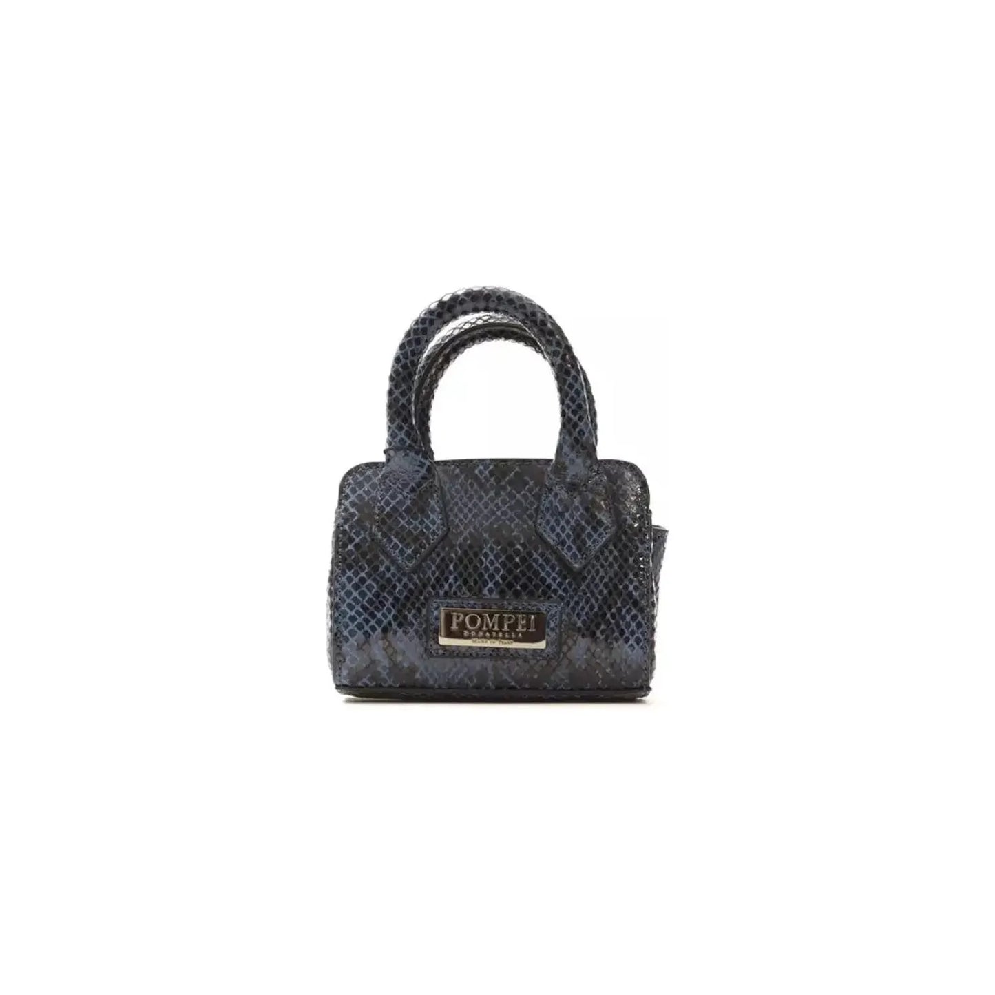 Pompei Donatella Chic Python Print Mini Tote Elegance Handbags, Wallets & Cases blu-navy-handbag-1 stock_product_image_5784_1074429179-28-07ebc51e-853.webp
