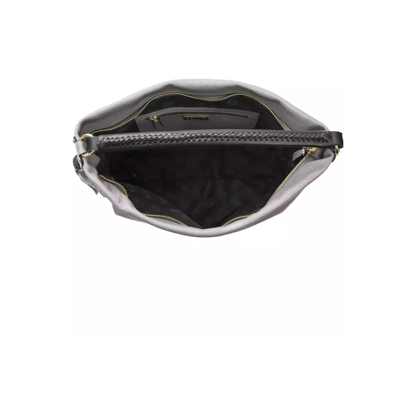 Pompei Donatella Chic Gray Leather Shoulder Bag WOMAN SHOULDER BAGS gray-leather-shoulder-bag-2 stock_product_image_5800_1206850373-21-85fd3d38-718.webp