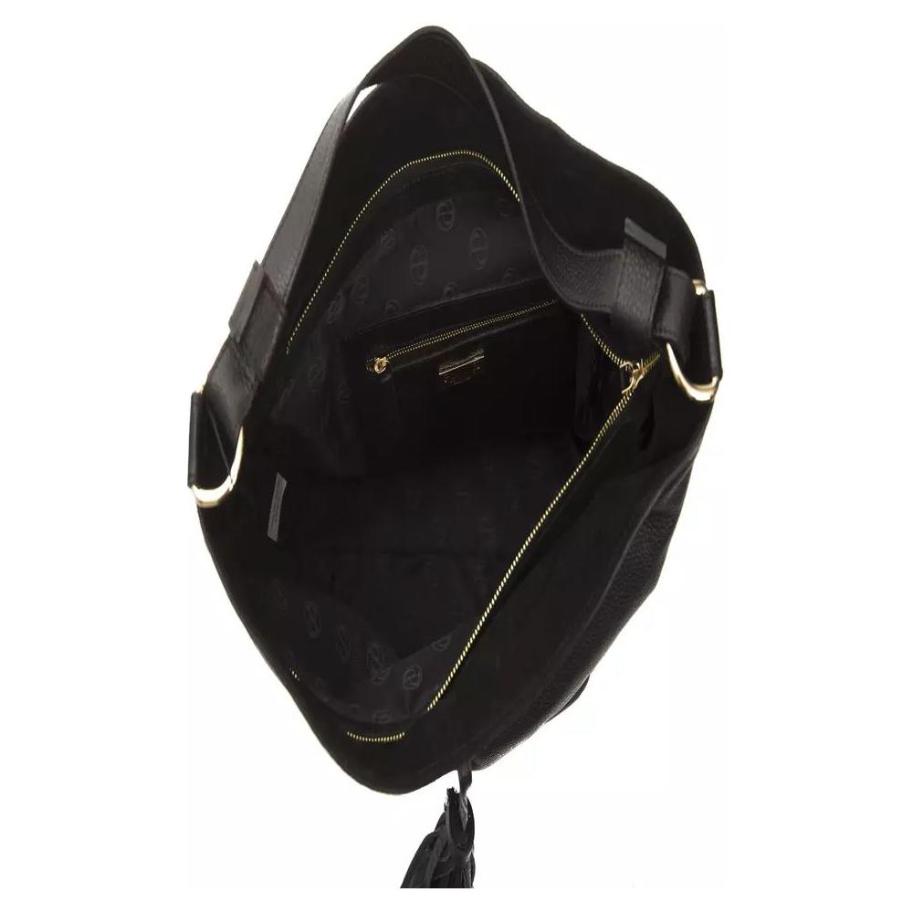 Pompei Donatella Black Leather Shoulder Bag black-leather-shoulder-bag-2 stock_product_image_5803_1741111345-23-bf0fd45c-06f.jpg
