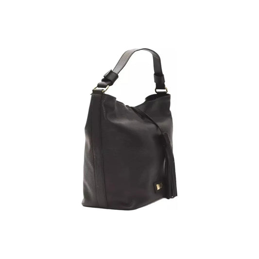 Pompei DonatellaElegant Leather Shoulder Bag in Timeless BlackMcRichard Designer Brands£159.00