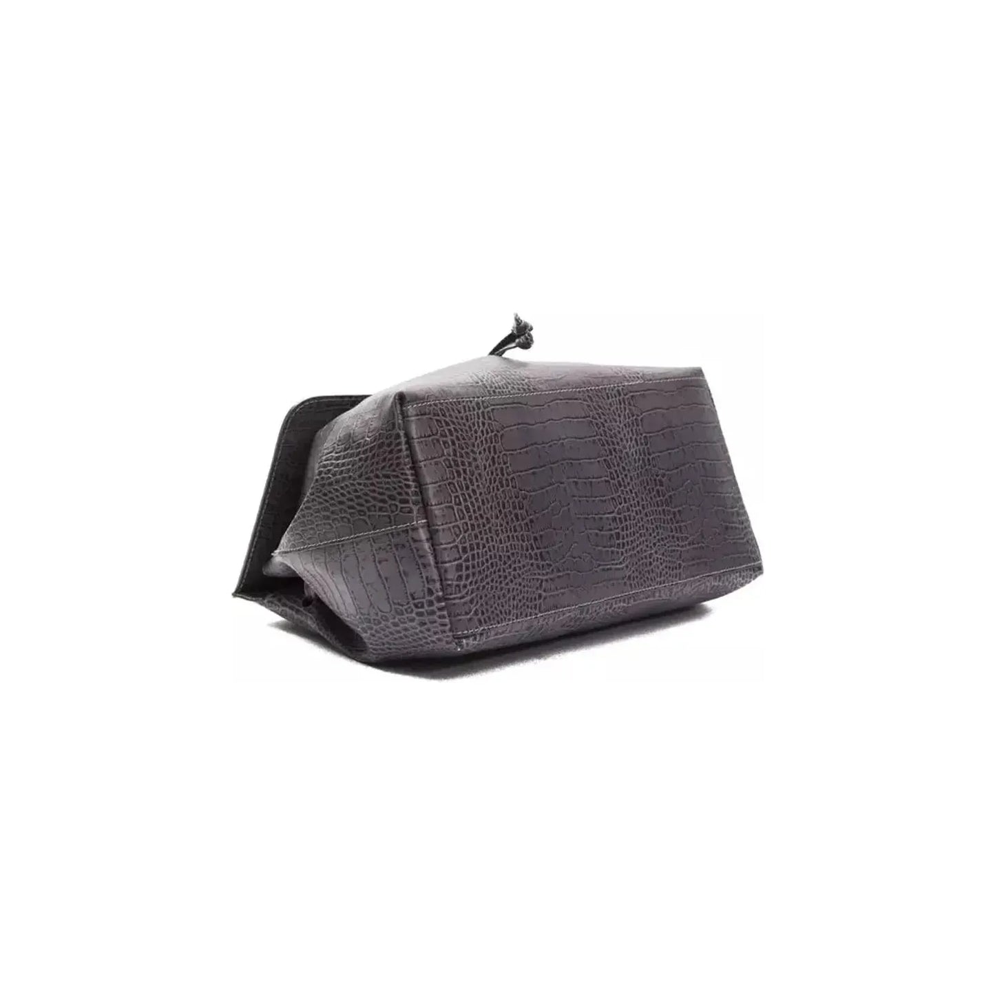 Pompei Donatella Convertible Croc-Print Leather Handbag gray-leather-handbag stock_product_image_5825_1208958415-26-297ee48a-1f1.webp