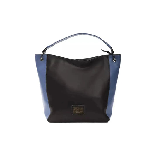 Pompei Donatella Chic Black Leather Shoulder Bag black-leather-shoulder-bag-1