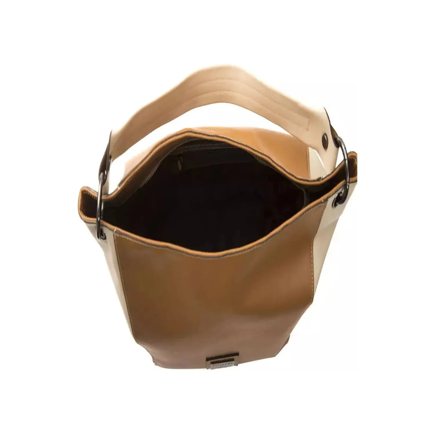 Pompei Donatella Elegant Leather Shoulder Bag in Rich Brown brown-leather-shoulder-bag-2