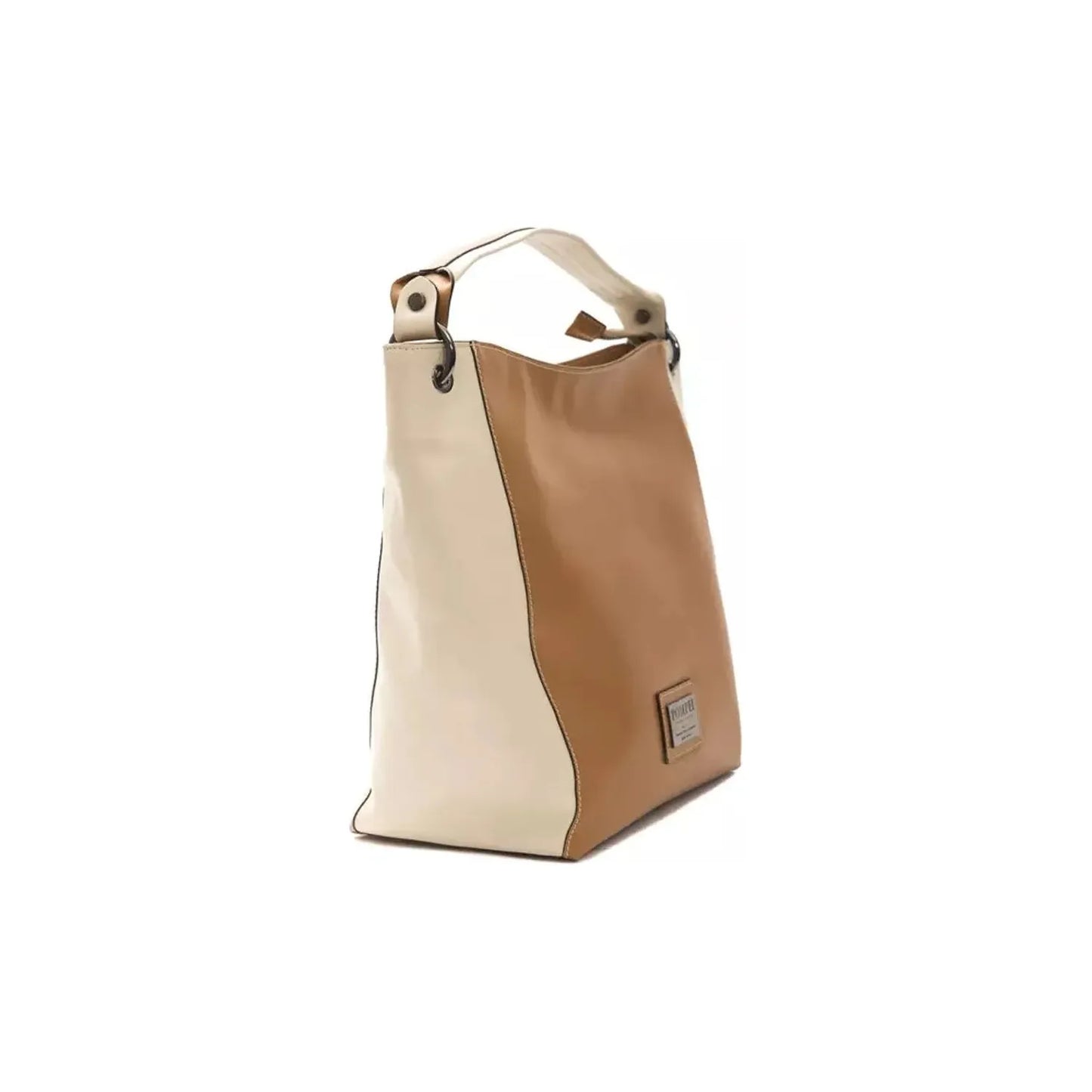Pompei Donatella Elegant Leather Shoulder Bag in Rich Brown brown-leather-shoulder-bag-2