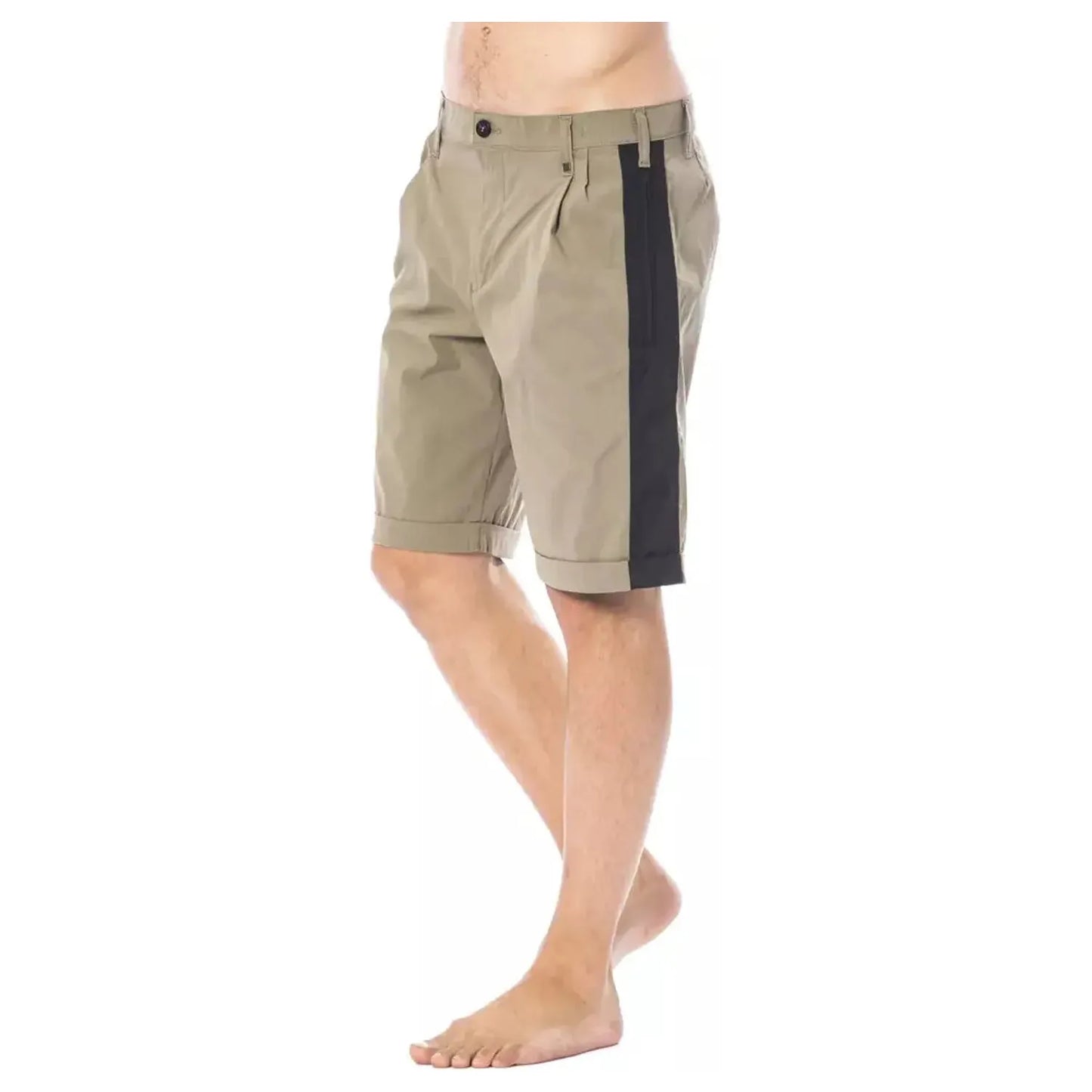 Verri Army-Toned Tailored Shorts army-cotton-short