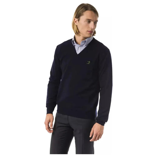 Uominitaliani Elegant V-Neck Merino Wool Sweater blu-sweater-4 stock_product_image_7823_272169950-24-5e7a5652-a77.webp