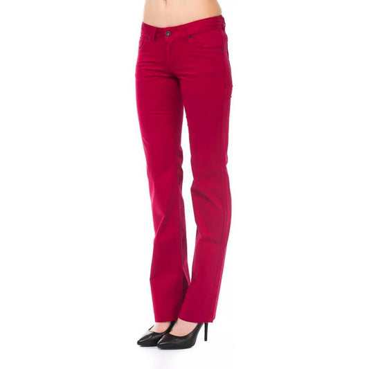Ungaro FeverRavishing Red Regular Fit Pants with Chic DetailingMcRichard Designer Brands£79.00