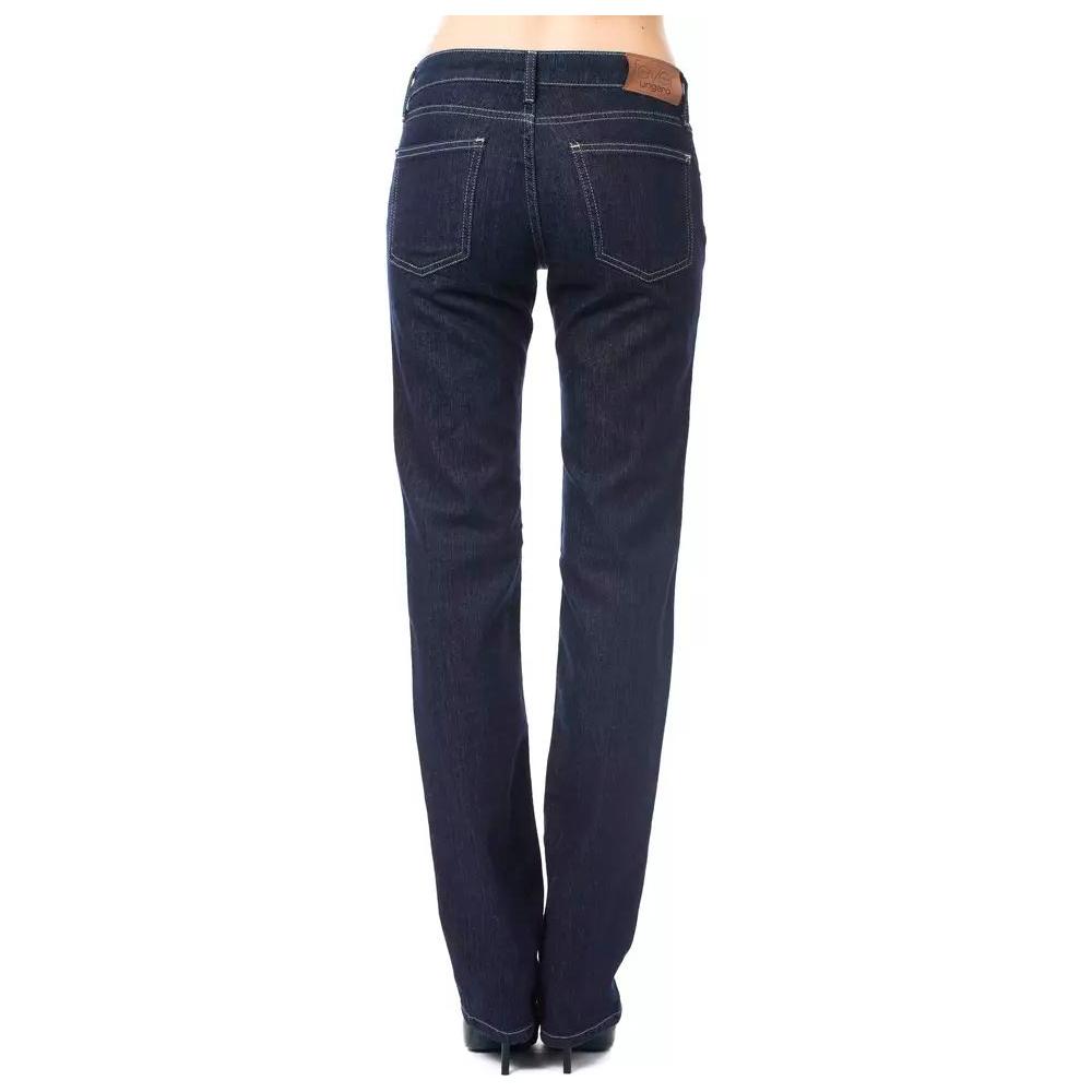 Ungaro Fever Elegant Blue Regular Fit Luxury Jeans blue-cotton-jeans-pant-87