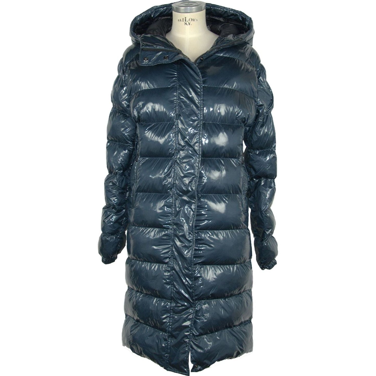 Refrigiwear Elegant Long Down Jacket for Stylish Warmth WOMAN COATS & JACKETS blue-polyamide-jackets-coat-3 stock_product_image_863_1162662017-501e0a17-63d.jpg