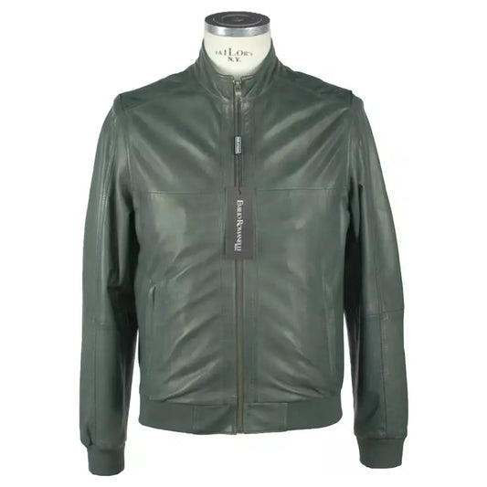 Emilio Romanelli Emerald Elegance Leather Jacket green-leather-jacket-1 stock_product_image_978_1482454871-0b77cb5b-340.webp
