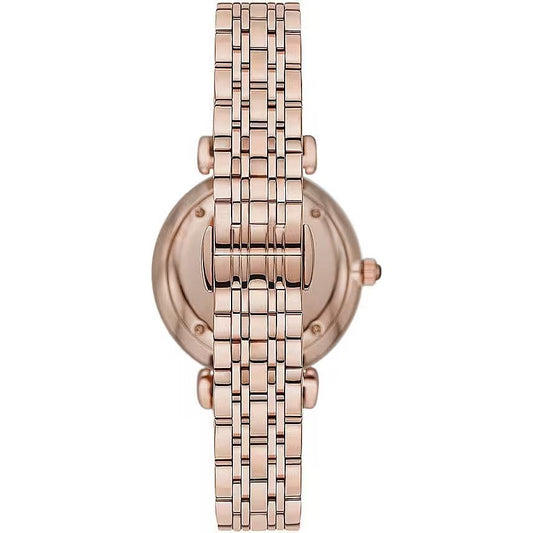 Emporio Armani Sleek Bronze Steel Quartz Ladies Watch bronze-steel-quartz-watch